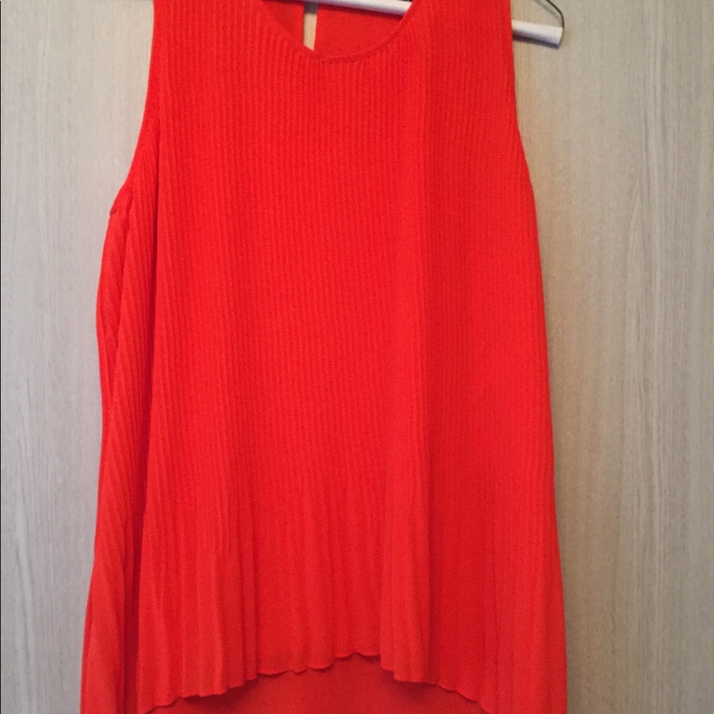Zara Blouse, Size M. Rich red color